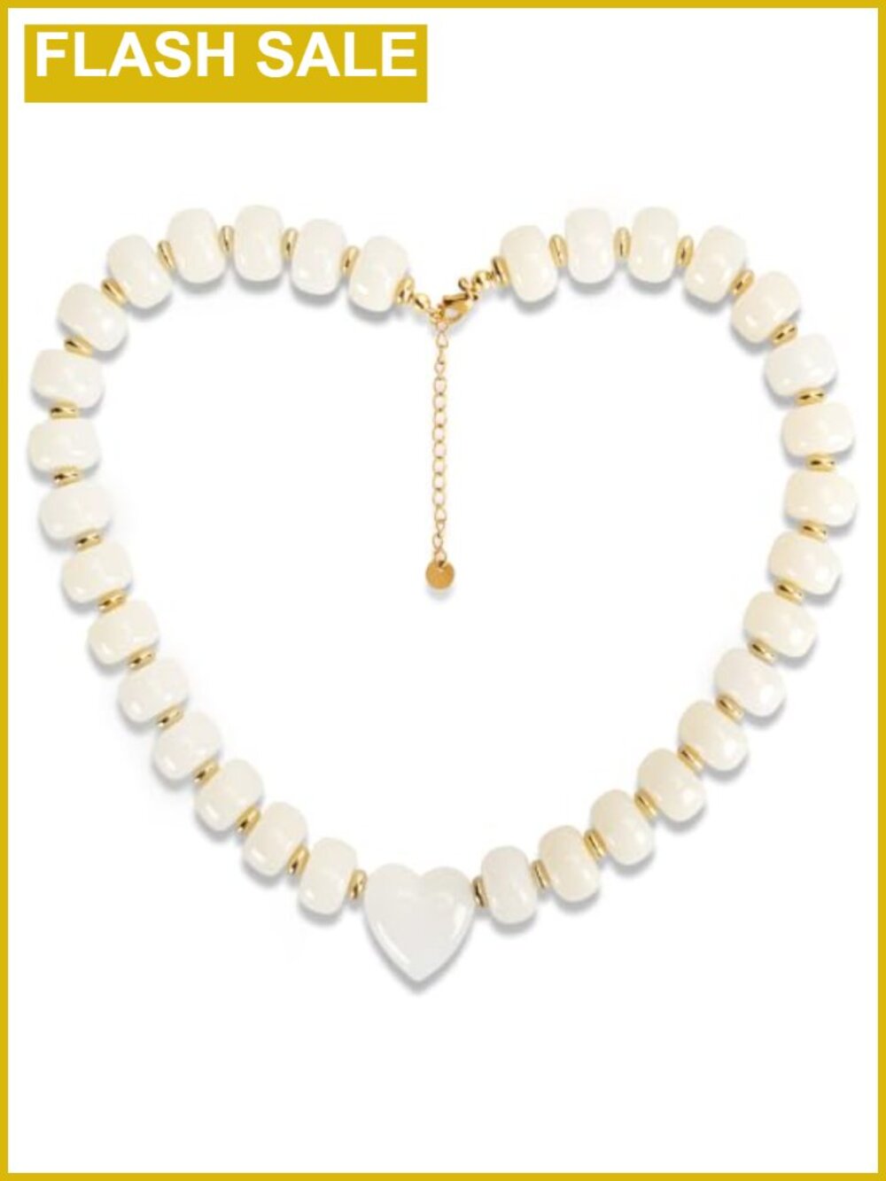 Resin Chunky Beaded Necklace Adjustable Statement Women Jewelry